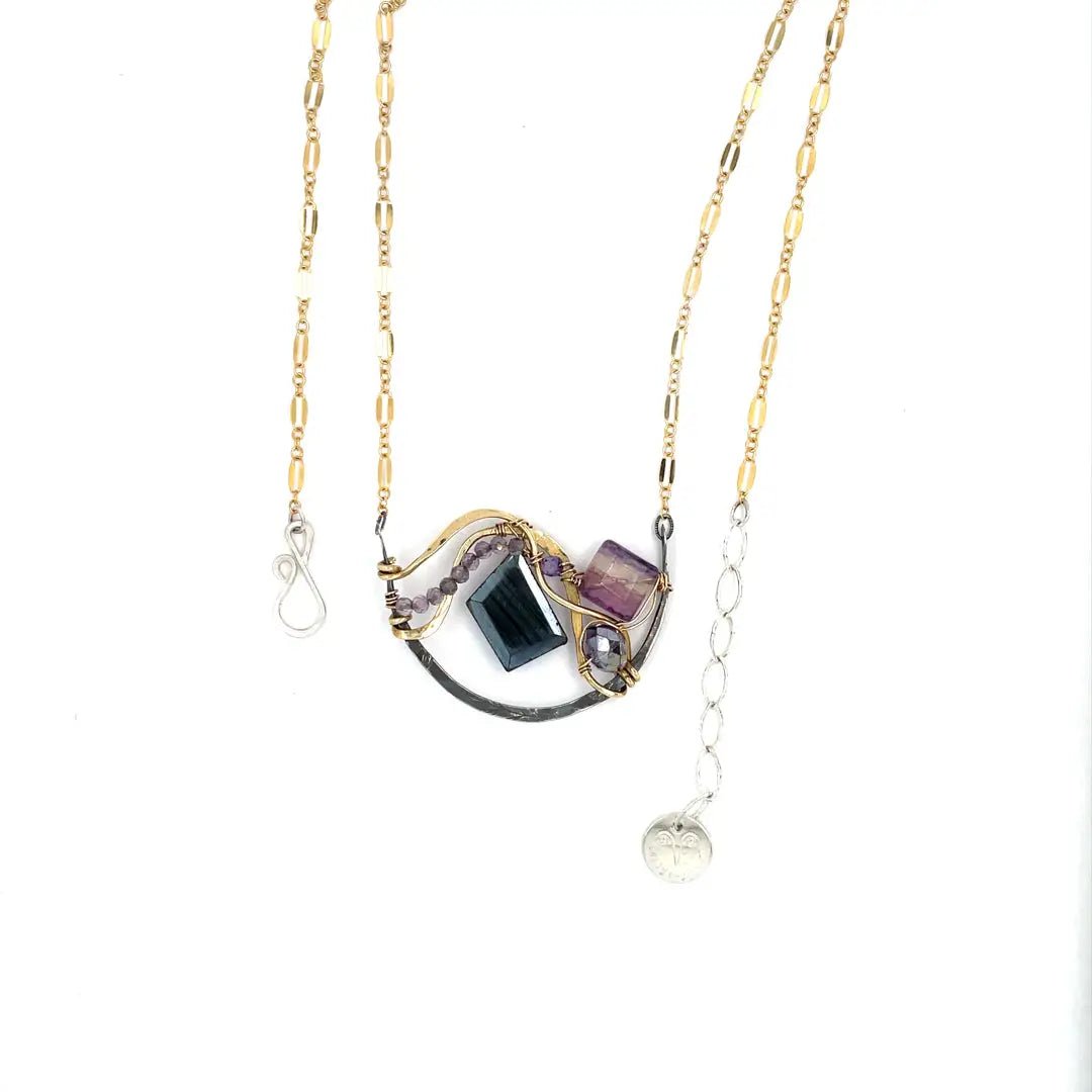 Plum Diamond Necklace 83285N - Art by any Means Jewelryproduct_