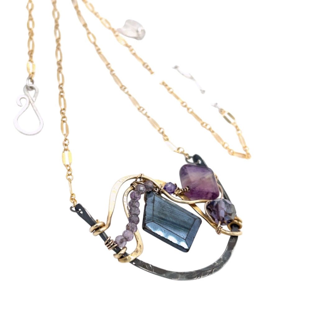 Plum Diamond Necklace 83285N - Art by any Means Jewelryproduct_