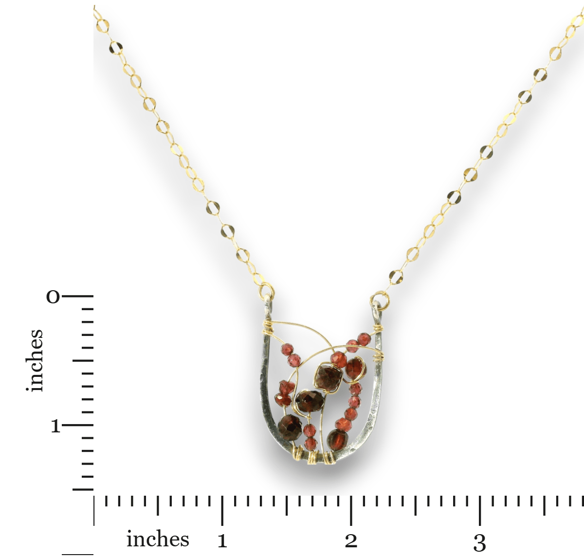 Pomegranate Garnet Necklace - Art by any Means Jewelryproduct_