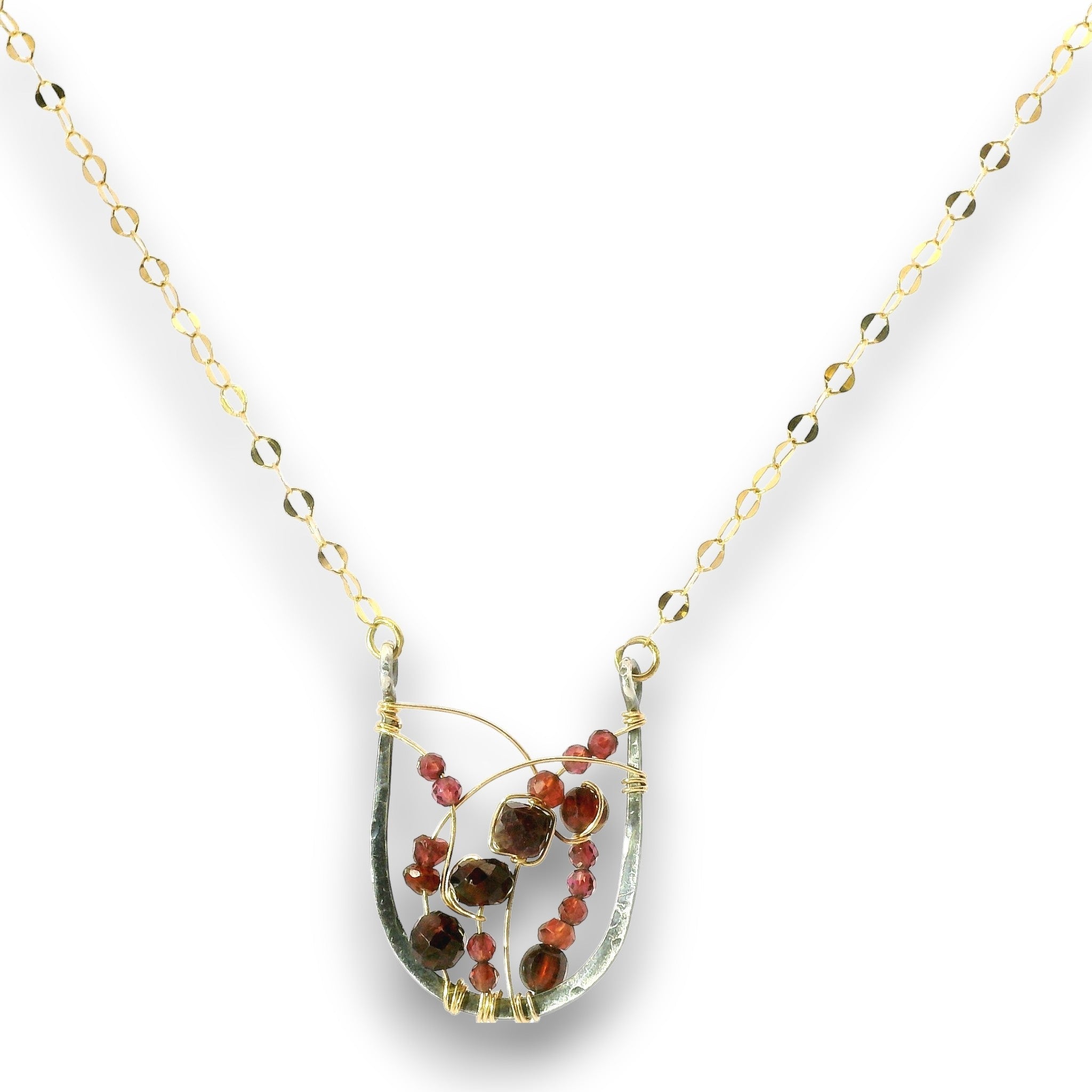 Pomegranate Garnet Necklace - Art by any Means Jewelryproduct_