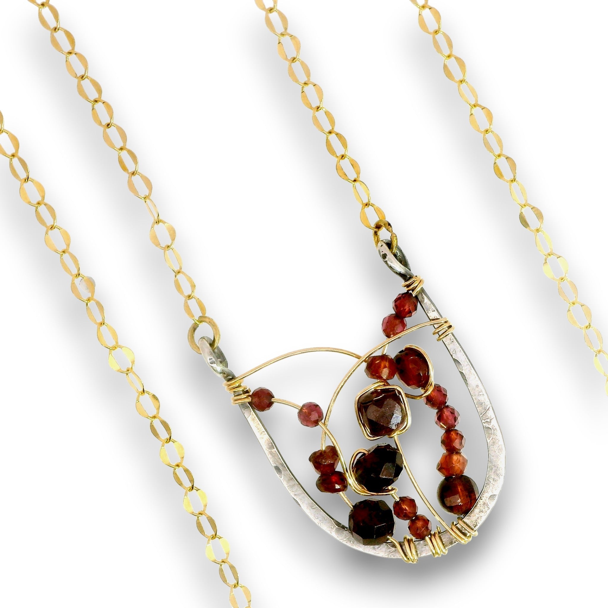 Pomegranate Garnet Necklace - Art by any Means Jewelryproduct_