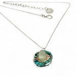 Prehnite Cameo Necklace 84055N - Art by any Means Jewelryproduct_