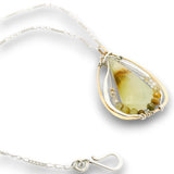 Prehnite Precipitation Necklace 85017N - Art by any Means Jewelryproduct_
