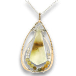 Prehnite Precipitation Necklace 85017N - Art by any Means Jewelryproduct_