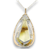 Prehnite Precipitation Necklace 85017N - Art by any Means Jewelryproduct_