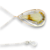 Prehnite Precipitation Necklace 85017N - Art by any Means Jewelryproduct_