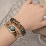 Promenade Chrysocolla Cuff Bracelet - Art by any Means Jewelryproduct_
