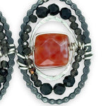 Puja Agate Hoop Earrings E84871 - Art by any Means Jewelryproduct_