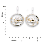 Pure Heart Crystal Dot Hoop Earrings - Art by any Means Jewelryproduct_