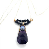Purple Rain Amethyst Necklace 82520N - Art by any Means Jewelryproduct_