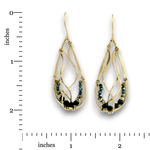 Pyrite Bedform Drop Earrings - Art by any Means Jewelryproduct_