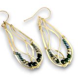 Pyrite Bedform Drop Earrings - Art by any Means Jewelryproduct_