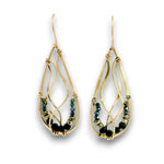 Pyrite Bedform Drop Earrings - Art by any Means Jewelryproduct_