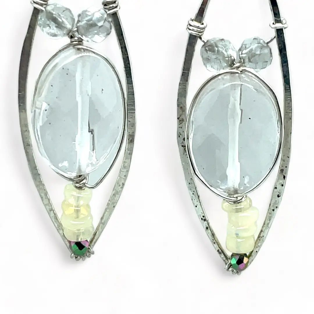 Quartz Eyes Earrings - Art by any Means Jewelryproduct_