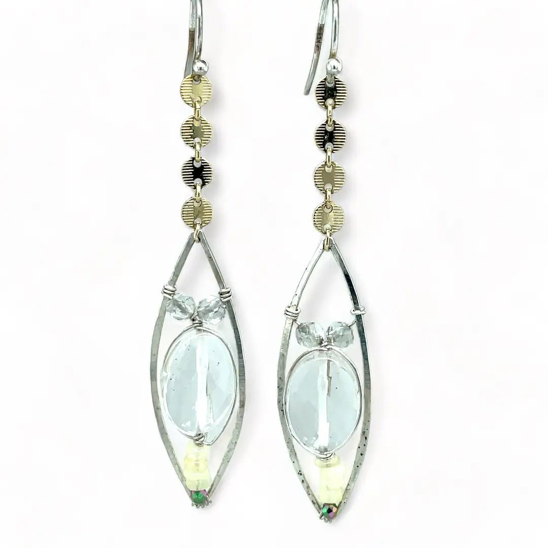 Quartz Eyes Earrings - Art by any Means Jewelryproduct_