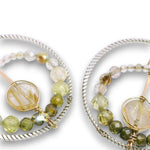 Radial Rutile Quartz Earrings E85058 - Art by any Means Jewelryproduct_