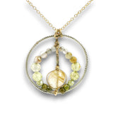 Radial Rutile Quartz Necklace 85058N - Art by any Means Jewelryproduct_