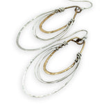 Radio Style Oval Hoop Earrings - Art by any Means Jewelryproduct_