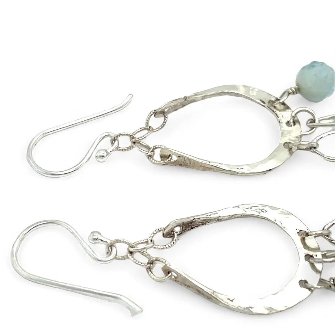 Raindrop Aquamarine Earrings E83391 - Art by any Means Jewelryproduct_