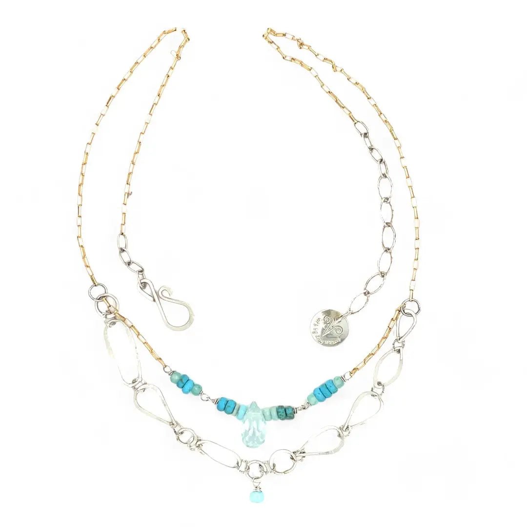 Raindrop Turquoise Necklace 83470N - Art by any Means Jewelryproduct_