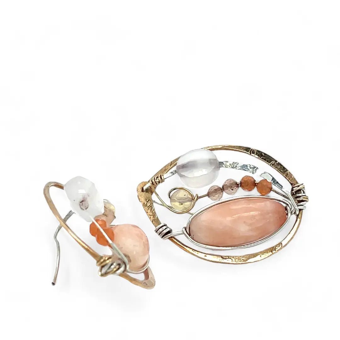 Ranunculus Flower Post Earrings E83111 - Art by any Means Jewelryproduct_