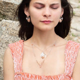 Ranunculus Quartz Necklace 83110N - Art by any Means Jewelryproduct_