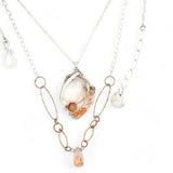 Ranunculus Quartz Necklace 83110N - Art by any Means Jewelryproduct_