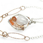 Ranunculus Quartz Necklace 83110N - Art by any Means Jewelryproduct_