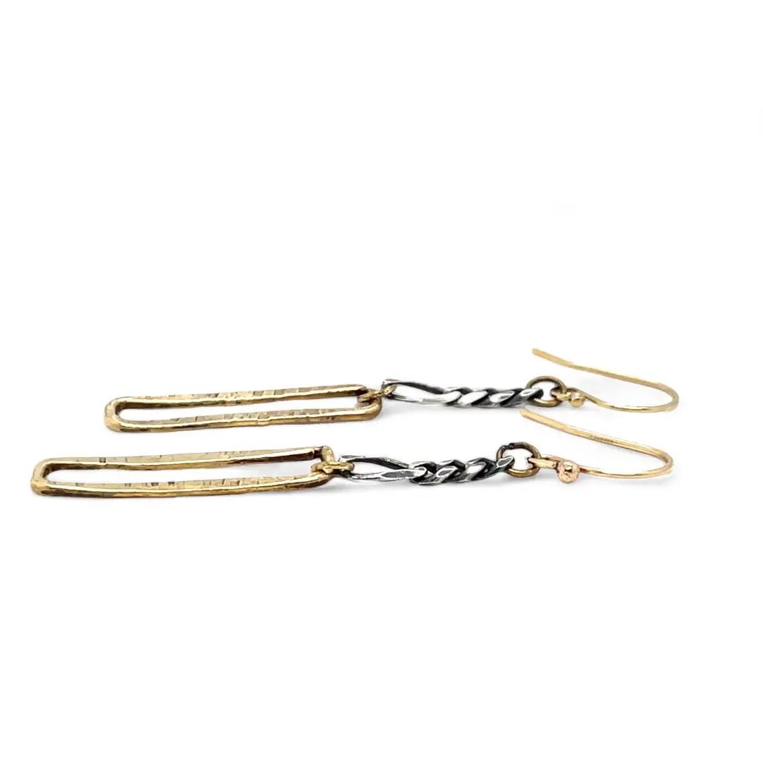 Rectangle Chain Earrings E82576 - Art by any Means Jewelryproduct_