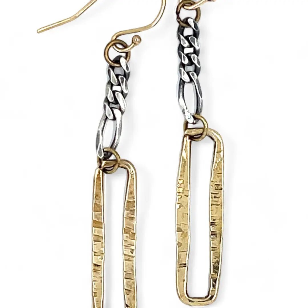 Rectangle Chain Earrings E82576 - Art by any Means Jewelryproduct_