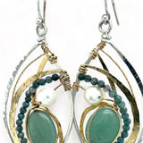 Reflecting Pool Jade Earrings E82423 - Art by any Means Jewelryproduct_