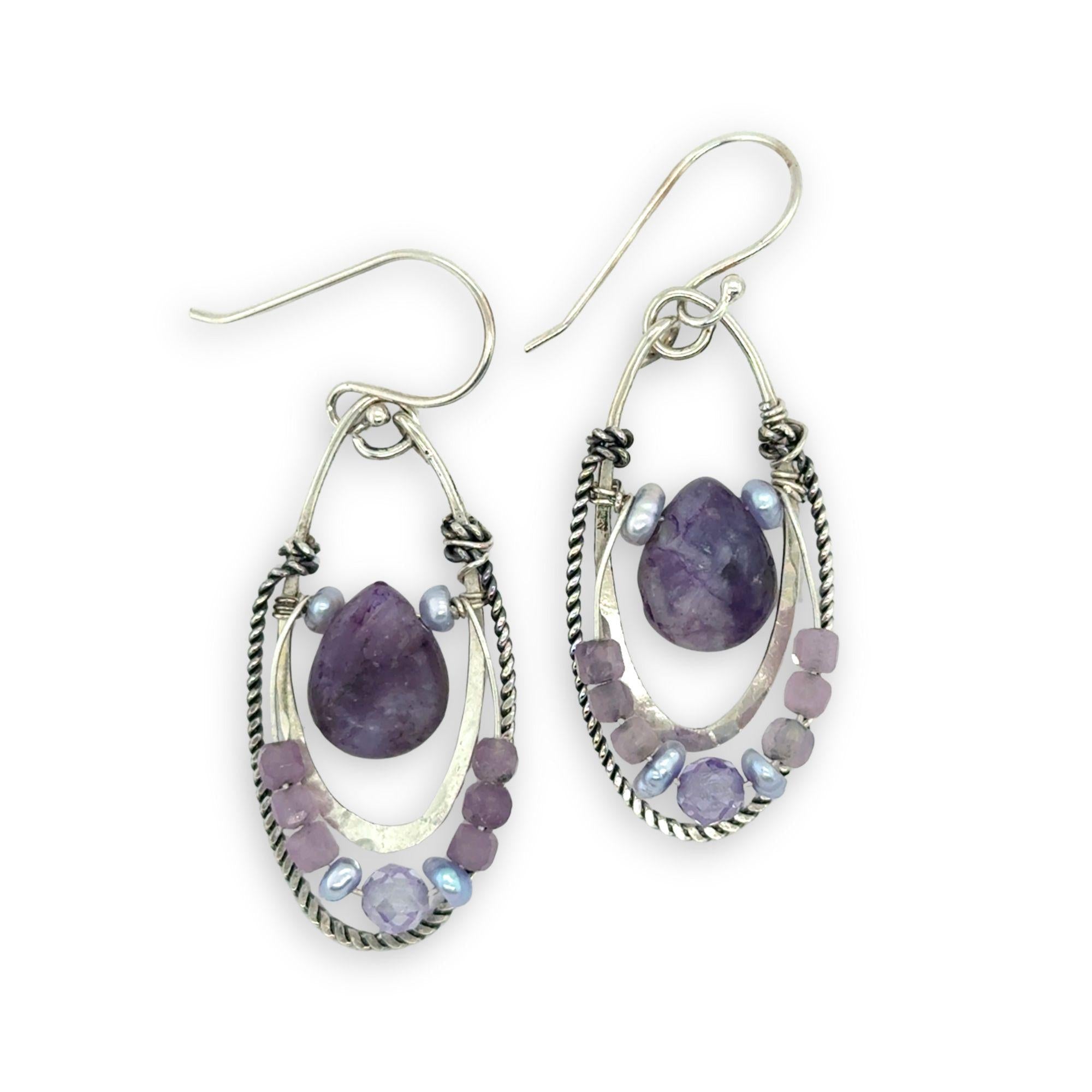 Renewal Sugilite Earrings E84038 - Art by any Means Jewelryproduct_