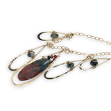 Revitalize Bloodstone Charm Necklace 84850N - Art by any Means Jewelryproduct_