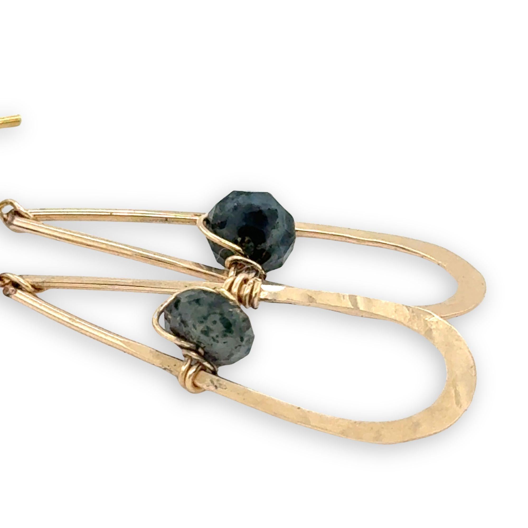 Revitalize Zoisite Drop Earrings E84852 - Art by any Means Jewelryproduct_