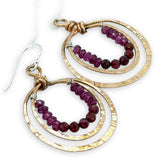Ring of Garnet Earrings - Art by any Means Jewelryproduct_
