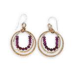 Ring of Garnet Earrings - Art by any Means Jewelryproduct_