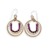 Ring of Garnet Earrings - Art by any Means Jewelryproduct_