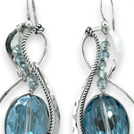 Robin Egg Blue Crystal Earrings E82427 - Art by any Means Jewelryproduct_
