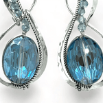 Robin Egg Blue Crystal Earrings E82427 - Art by any Means Jewelryproduct_