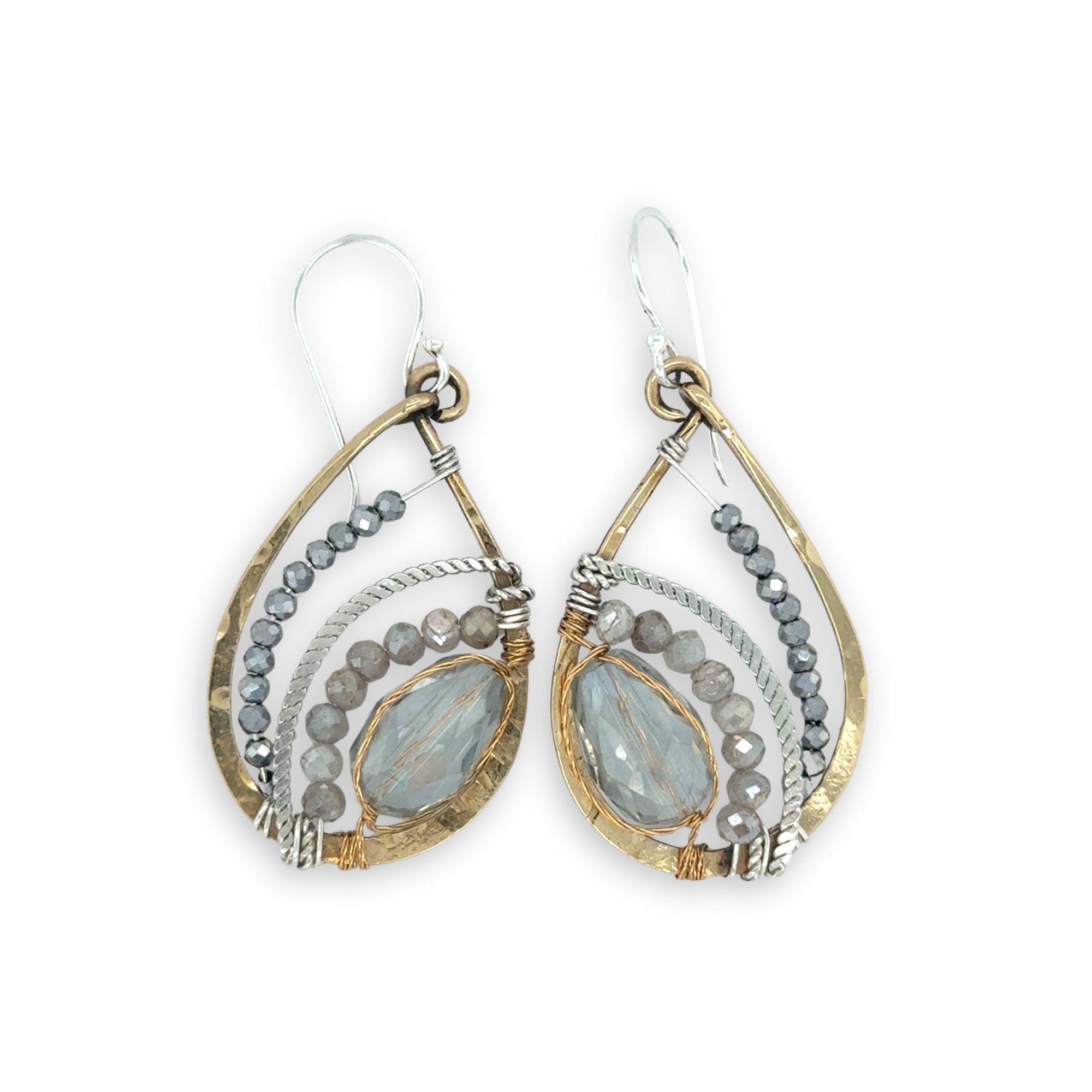 Rock Solid Crystal Earrings - Art by any Means Jewelryproduct_