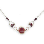 Rose Bud Garnet Necklace 82622N - Art by any Means Jewelryproduct_