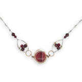 Rose Bud Garnet Necklace 82622N - Art by any Means Jewelryproduct_