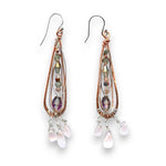 Rose Quartz Cascade Earrings - Art by any Means Jewelryproduct_