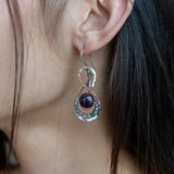 Royal Amethyst Earrings - Art by any Means Jewelryproduct_