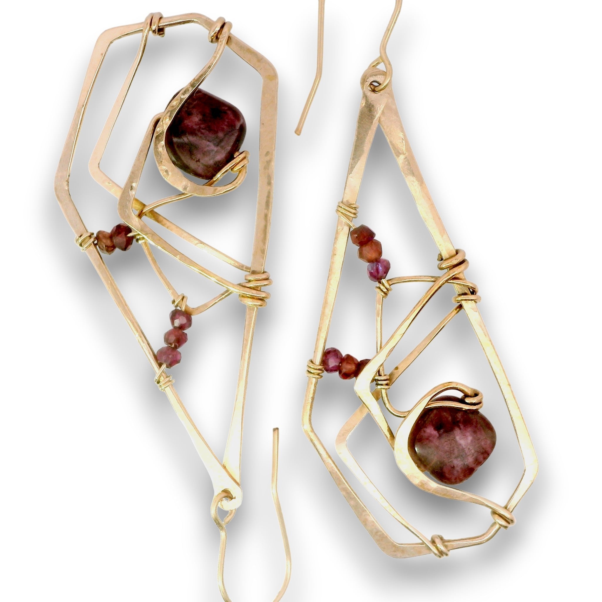 Ruby Terrace Drop Earrings - Art by any Means Jewelryproduct_