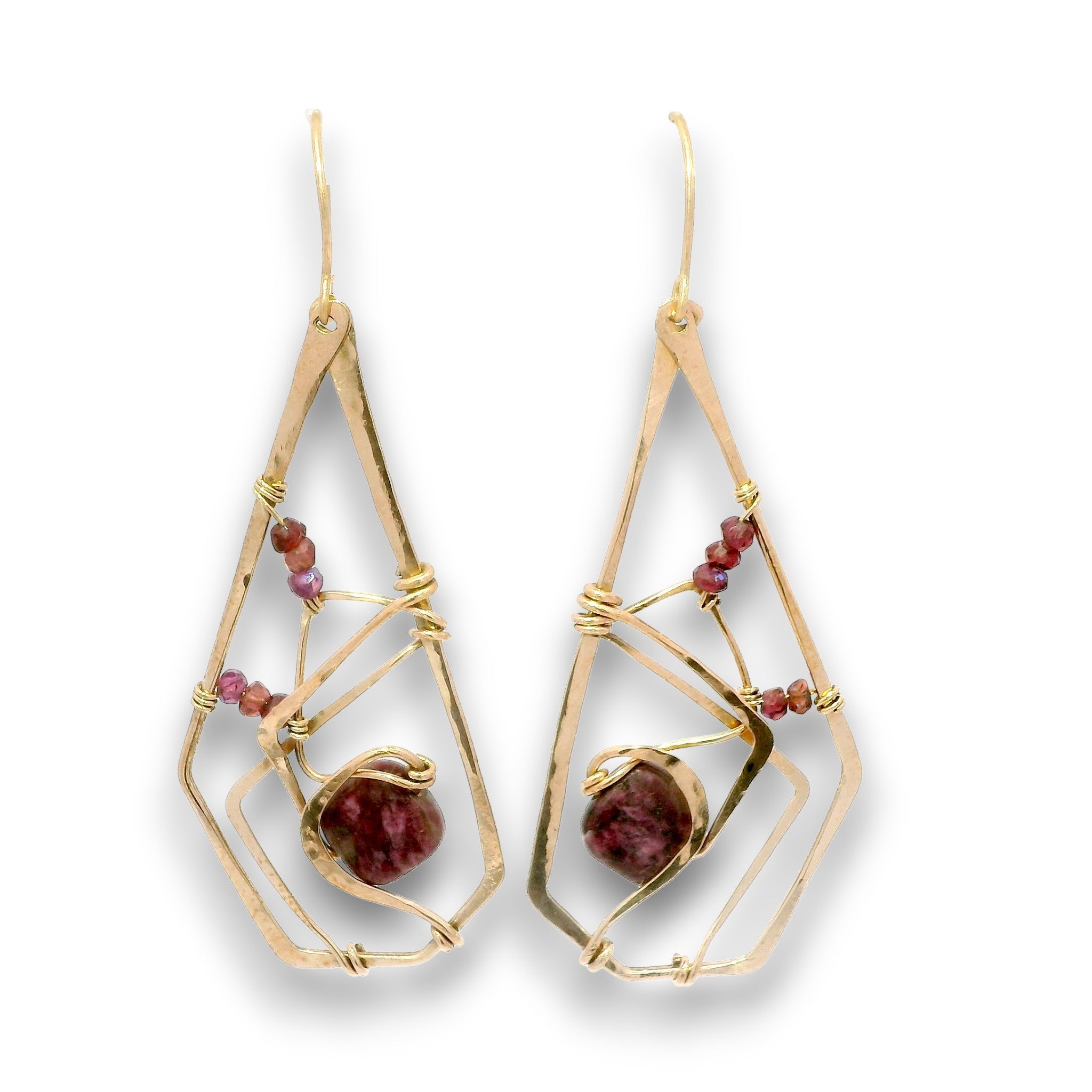 Ruby Terrace Drop Earrings - Art by any Means Jewelryproduct_