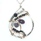 Ruby Zoisite Garden Long Necklace - Art by any Means Jewelryproduct_