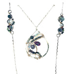 Ruby Zoisite Garden Long Necklace - Art by any Means Jewelryproduct_