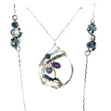 Ruby Zoisite Garden Long Necklace - Art by any Means Jewelryproduct_