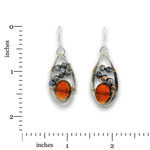 Rust Aura Drop Earrings - Art by any Means Jewelryproduct_